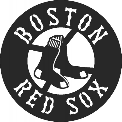 Boston Red Sox - pour les fichiers SVG DXF CDR découpés au laser - téléchargement gratuit